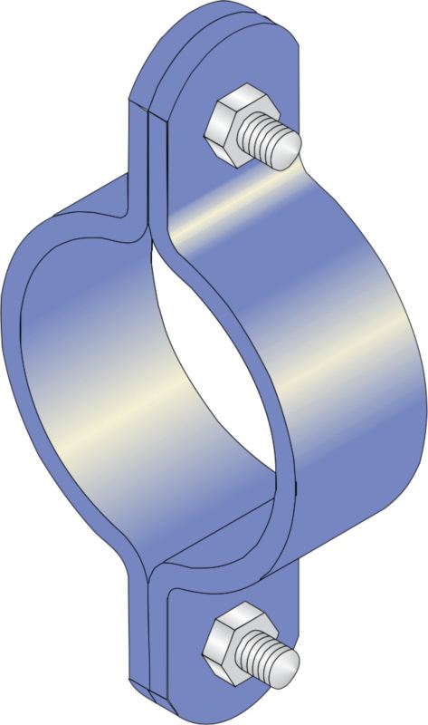 Medium Duty Double Bolted Clamps